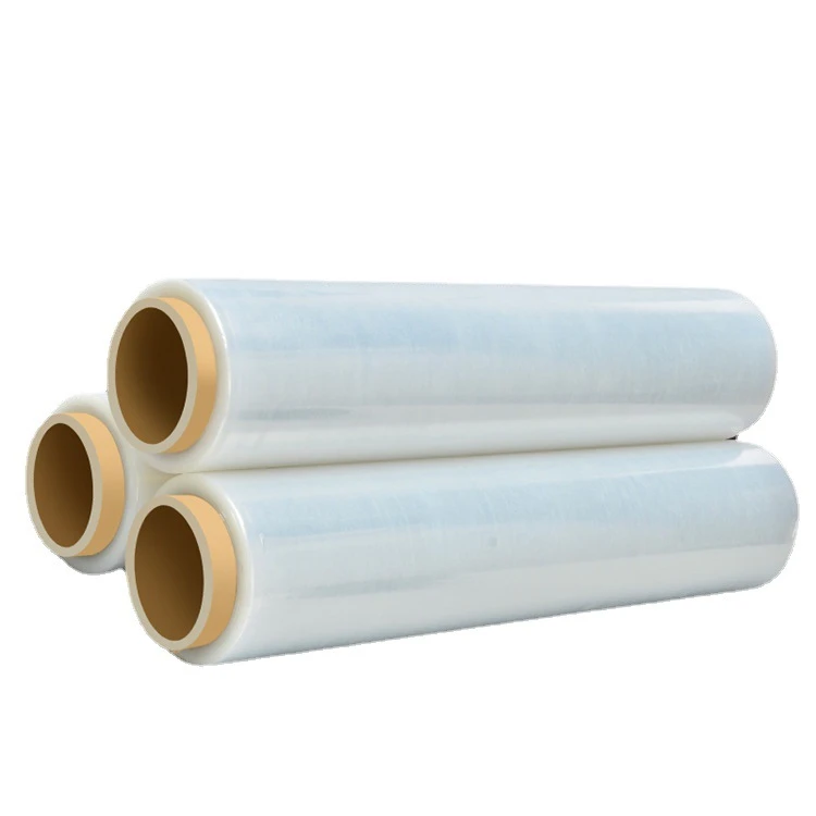 Filme extensível antiestático para paletes transparentes