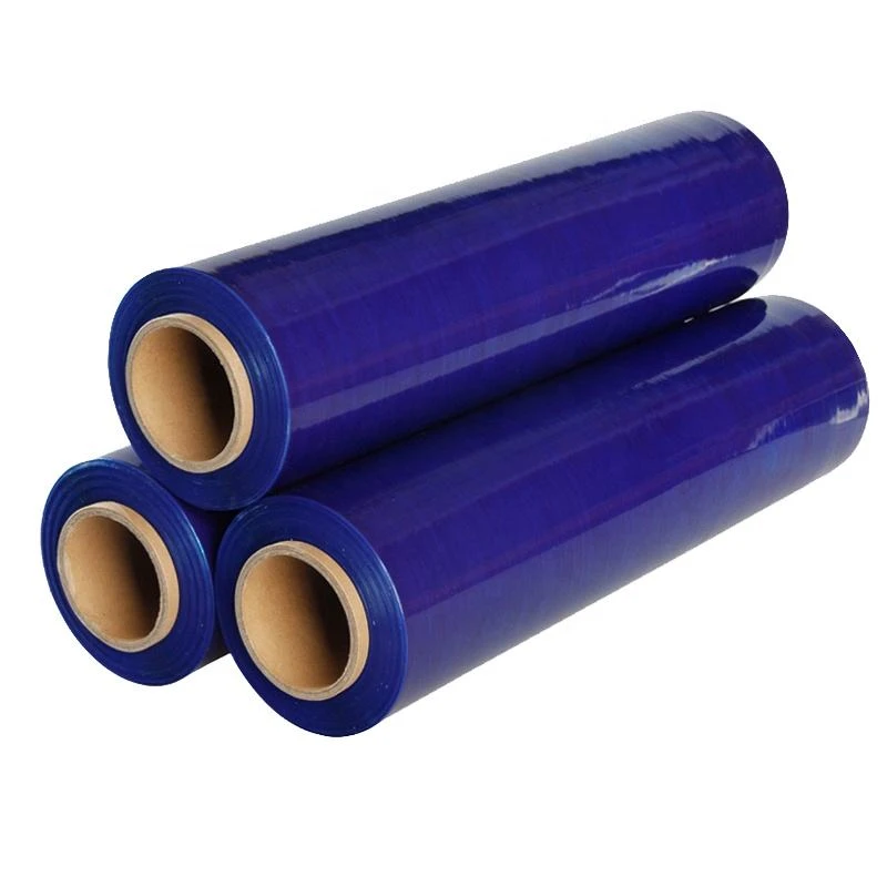 Envoltório de palete de plástico azul ecológico